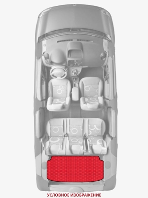 ЭВА коврики «Queen Lux» багажник для Toyota Porte